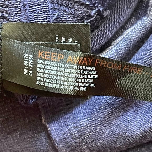 Free People “Hybrid Leggings” In Dark Navy Blue Size Large EUC - Picture 6 of 10